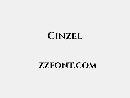 Cinzel