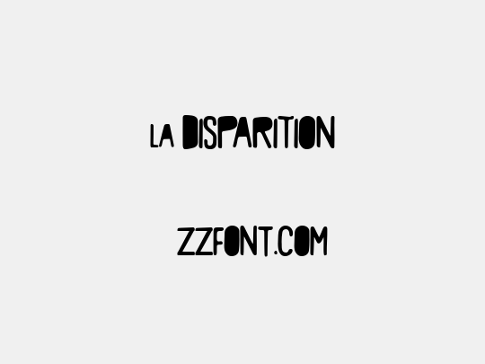 & Disparition