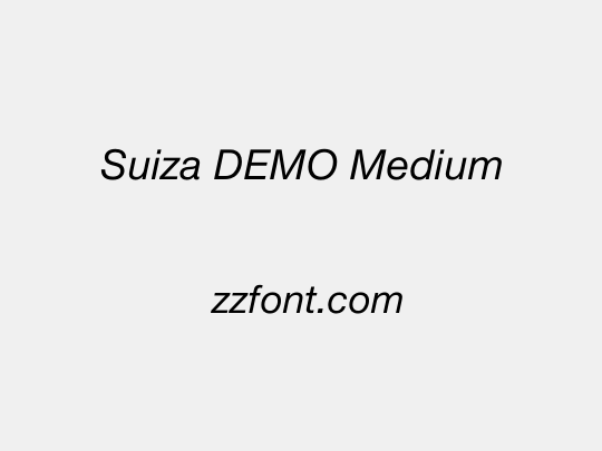 Suiza DEMO Medium