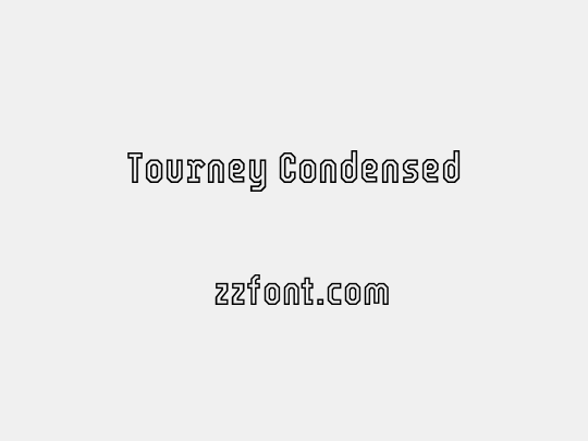 Tourney Condensed