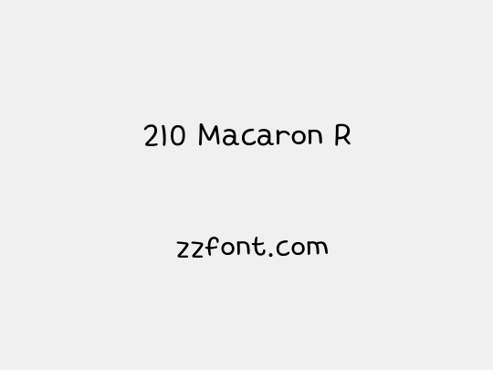 210 Macaron R