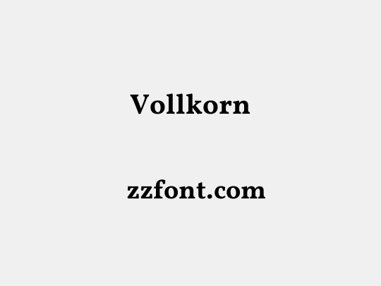 Vollkorn