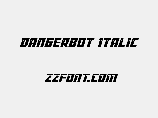 Dangerbot Italic