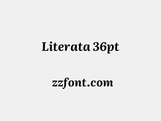 Literata 36pt