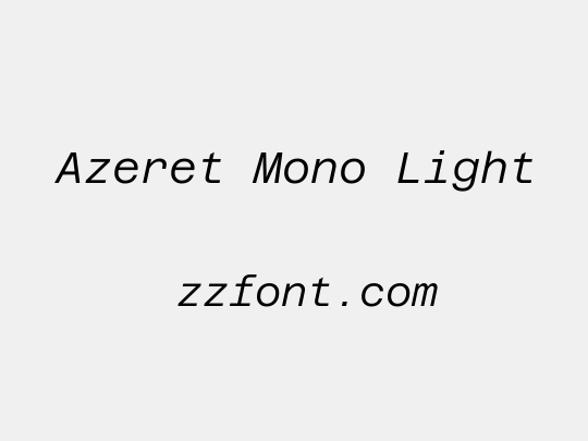 Azeret Mono Light