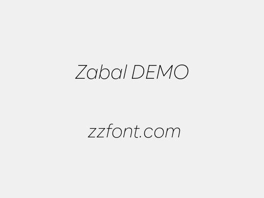 Zabal DEMO