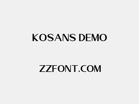 Kosans DEMO