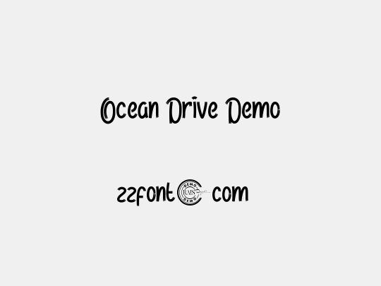 Ocean Drive Demo