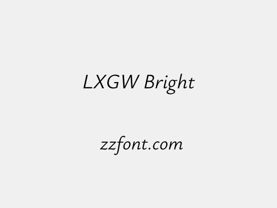 LXGW Bright