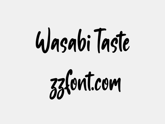 Wasabi Taste