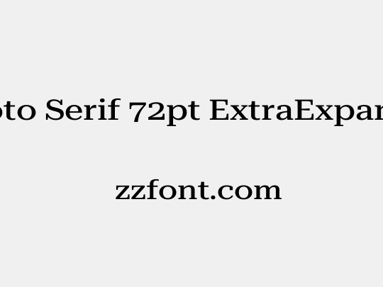 Roboto Serif 72pt ExtraExpanded Medium