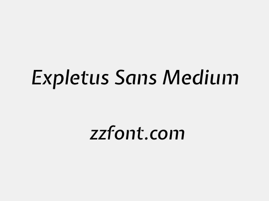 Expletus Sans Medium