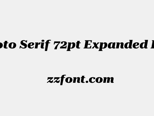 Roboto Serif 72pt Expanded ExtraBold