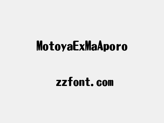 MotoyaExMaAporo