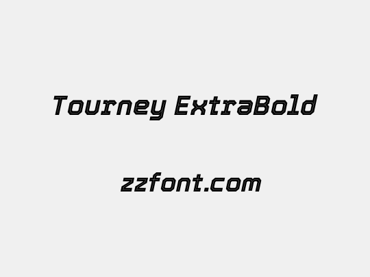 Tourney ExtraBold