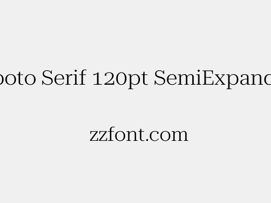 Roboto Serif 120pt SemiExpanded Light