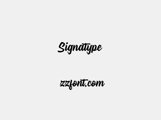 Signatype