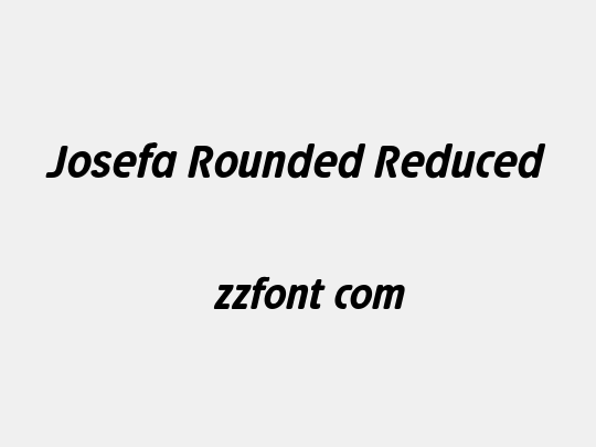 Josefa Rounded Reduced