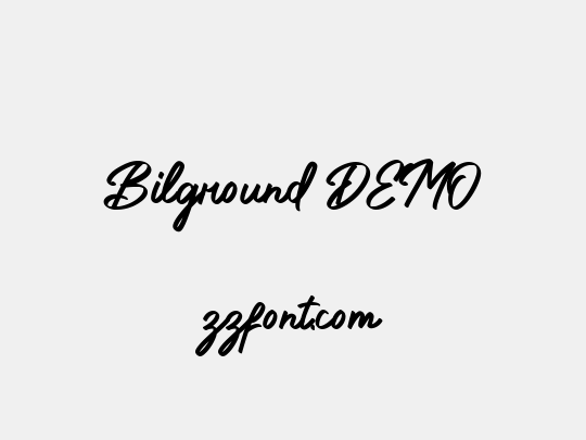 Bilground DEMO