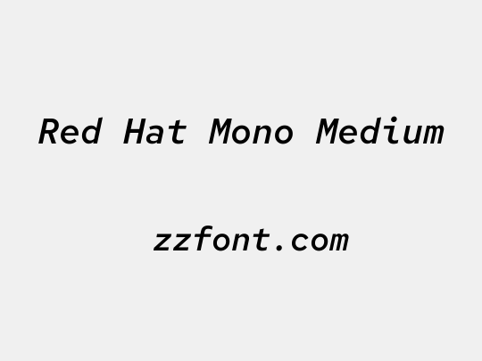 Red Hat Mono Medium