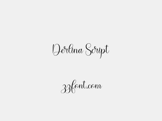 Derlina Script