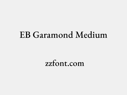 EB Garamond Medium