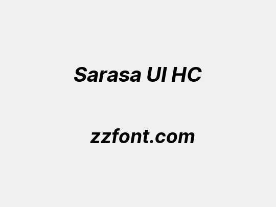 Sarasa UI HC