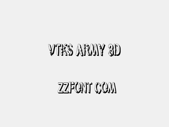 vtks army 3d