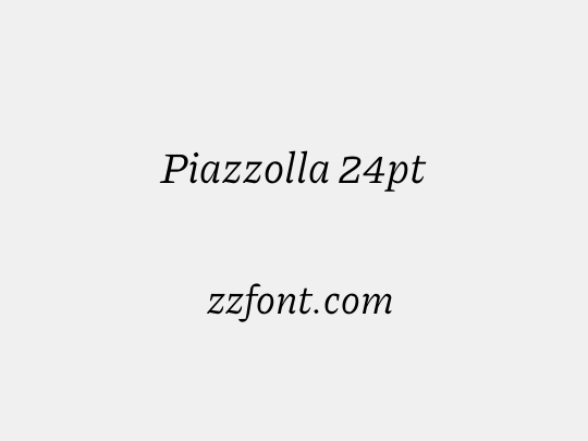 Piazzolla 24pt