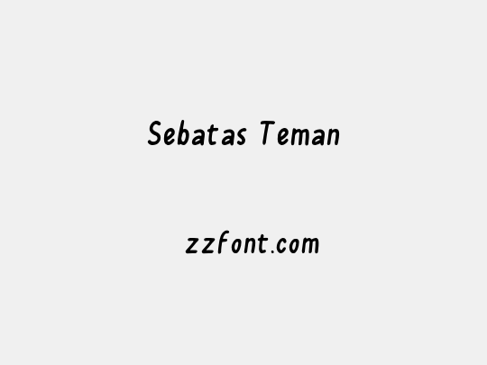 Sebatas Teman