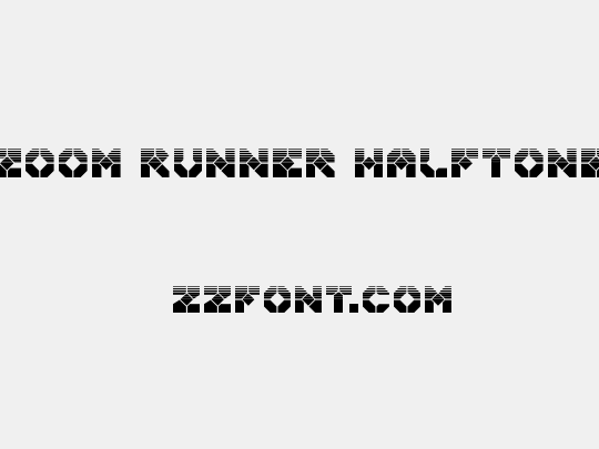 Zoom Runner Halftone