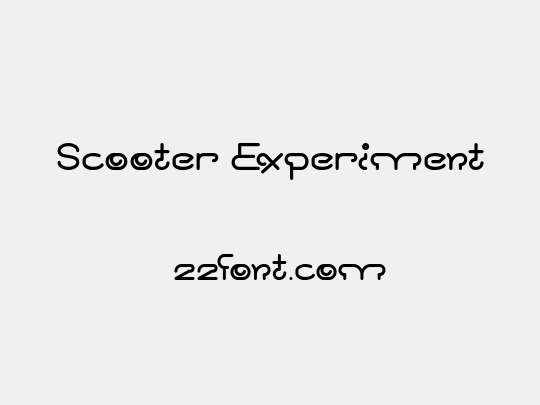 Scooter Experiment