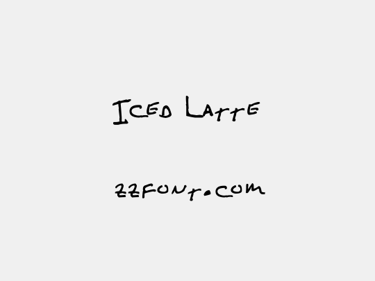 Iced Latte