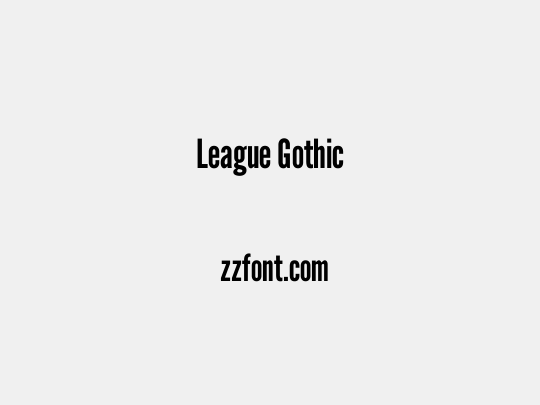 League Gothic