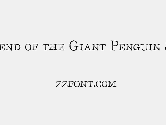 Legend of the Giant Penguin Sea 