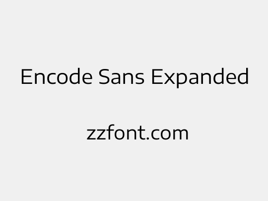 Encode Sans Expanded