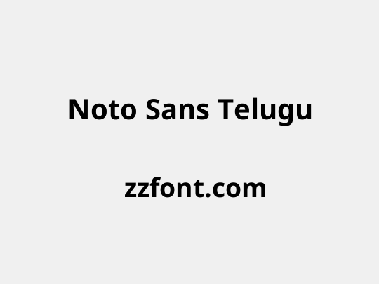 Noto Sans Telugu