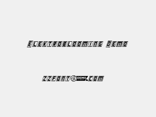 Elektroblooming Demo