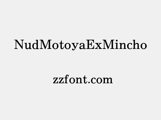 NudMotoyaExMincho