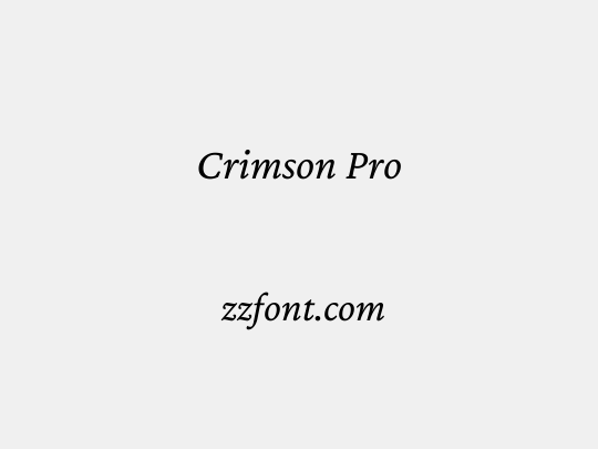 Crimson Pro