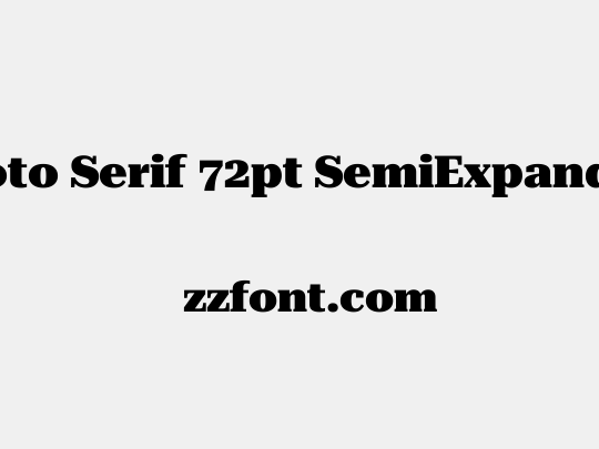 Roboto Serif 72pt SemiExpanded Black