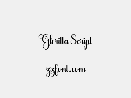 Gloritta Script