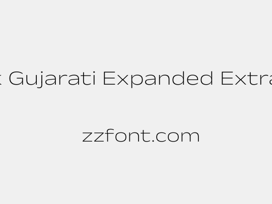 Anek Gujarati Expanded ExtraLight