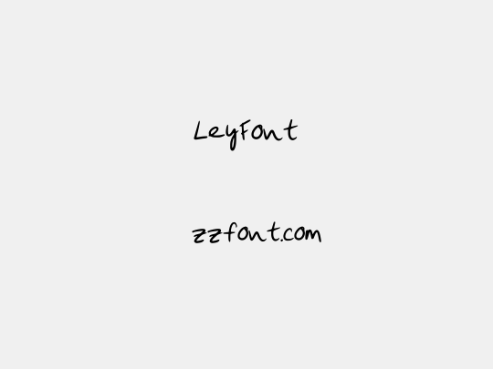 LeyFont