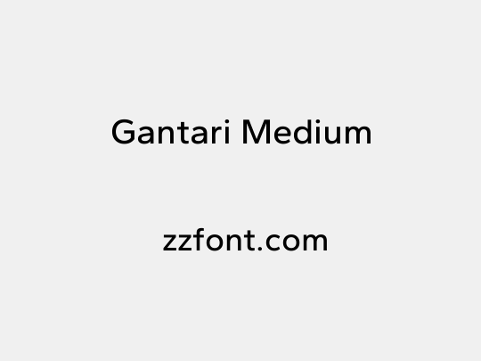 Gantari Medium