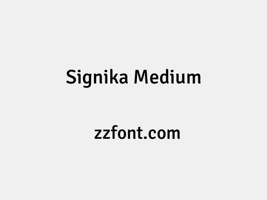 Signika Medium