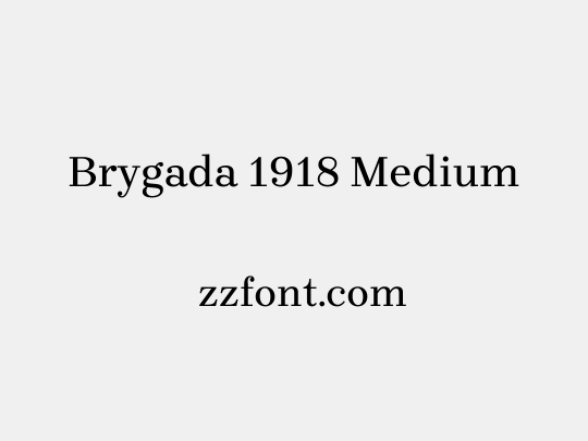 Brygada 1918 Medium