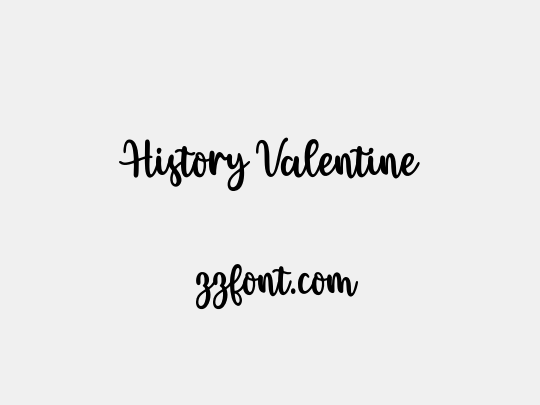 History Valentine