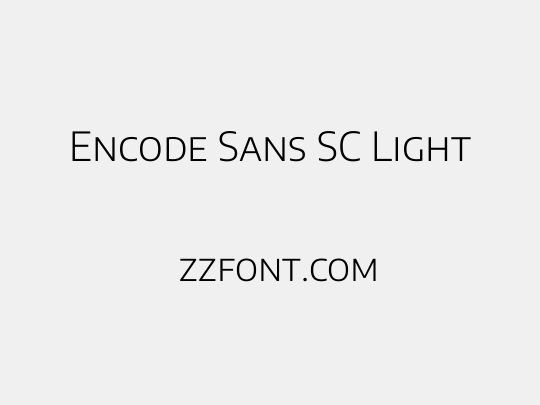 Encode Sans SC Light