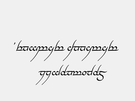 Tengwar Annatar